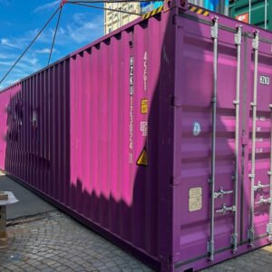 Contenedor marítimo High Cube (HC) de 40 pies usado ( Ref: C6102 )